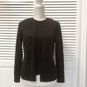 Petite Sophisticate Silk/Cashmere Twin Sweater Set